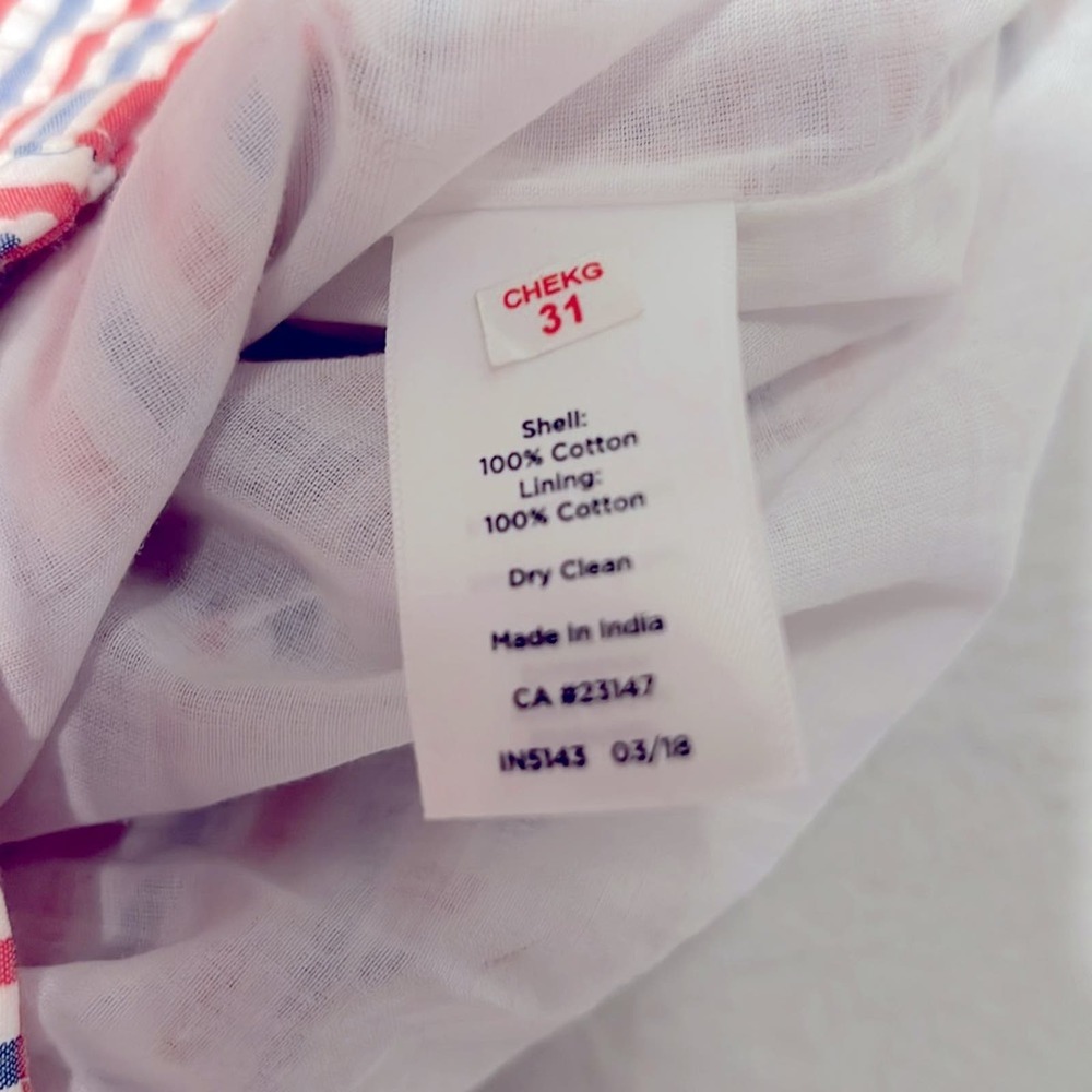 Talbots Patchwork Round With V-Neck Sleeveless Sh… - image 8